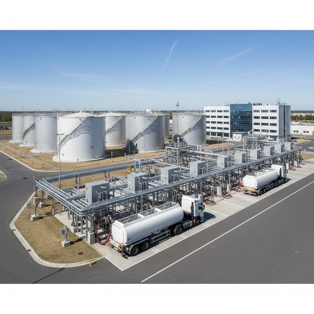 Fuel distribution and storage facility